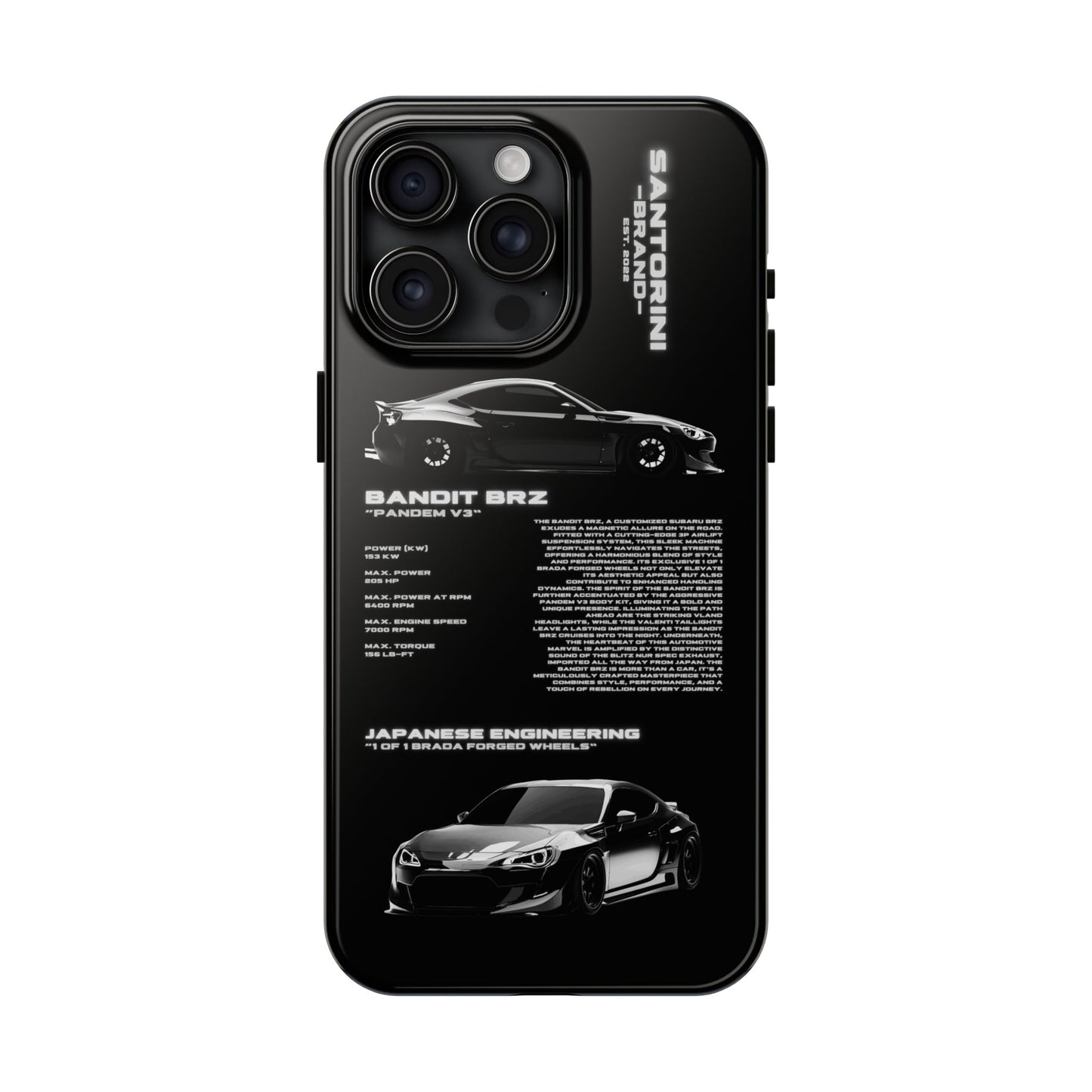 "Bandit BRZ" Black Case